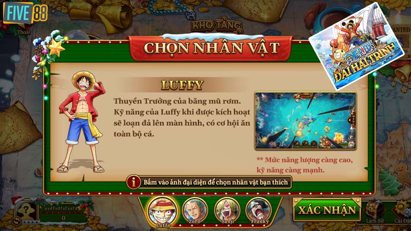 Đại hải trình có 4 nhân vật với chức năng riêng Đại hải trình có 4 nhân vật với chức năng riêng