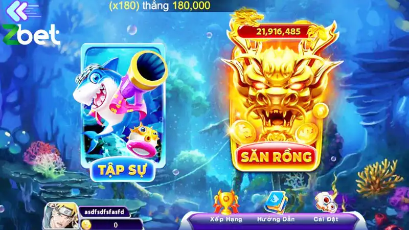 Đây là trò chơi bắn cá đổi thưởng có nhiều sinh vật Đây là trò chơi bắn cá đổi thưởng có nhiều sinh vật