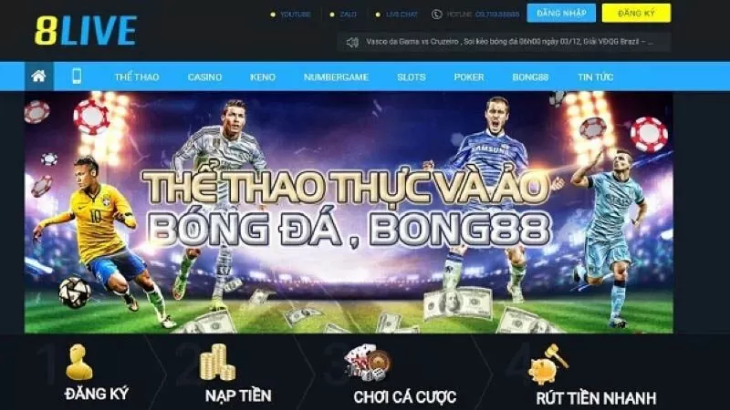 Kiểm tra để vào đúng link đăng ký tài khoản 8live
