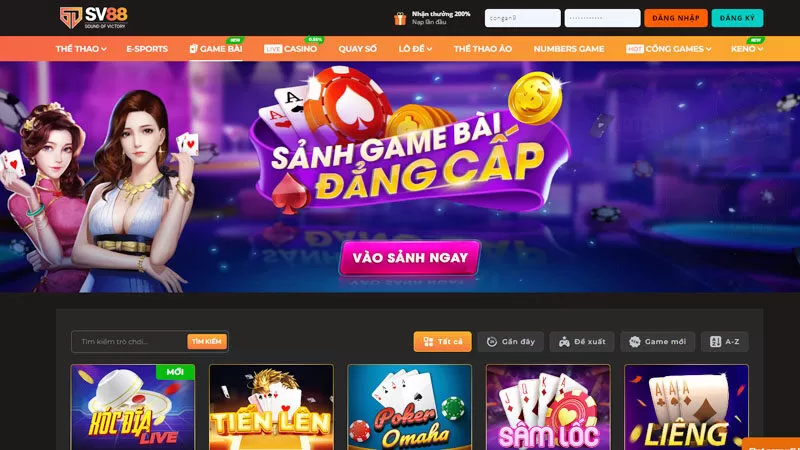 Truy nhập website chính chủ khi đăng ký tài khoản SV88 Truy nhập website chính chủ khi đăng ký tài khoản SV88